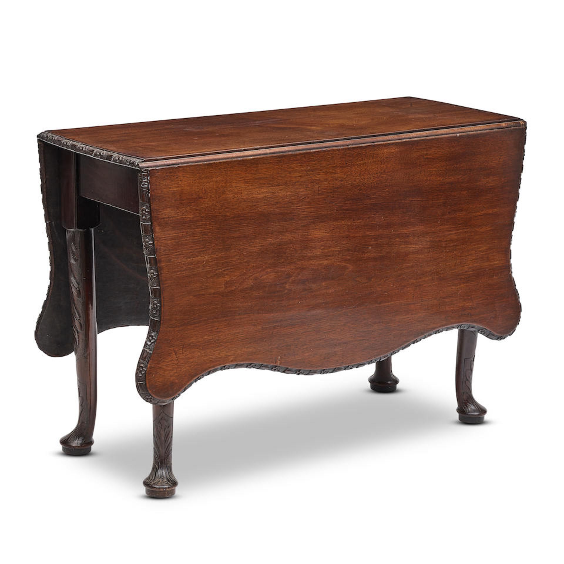 AN IRISH GEORGE III MAHOGANY DROP-LEAF TABLELate 18th century - Bild 3 aus 3