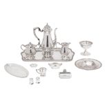 A GROUP OF AMERICAN STERLING SILVER DRINKING ACCESSORIES by various makers, 20th century