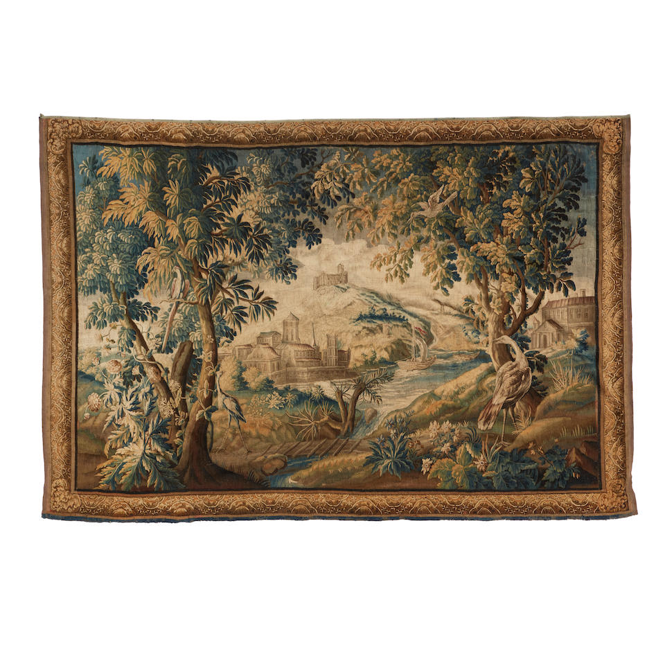 AN AUBUSSON TAPESTRY 17th/18th century