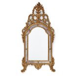 A LOUIS XVI STYLE GILTWOOD MIRROR20th century