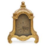 A VENETIAN STYLE GILTWOOD CLOCK