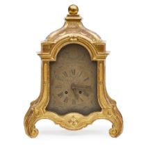 A VENETIAN STYLE GILTWOOD CLOCK