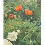 Ogden Minton Pleissner (American, 1905-1983) Poppies 14 1/4 x 12 1/2in (36.2 x 38.8cm)
