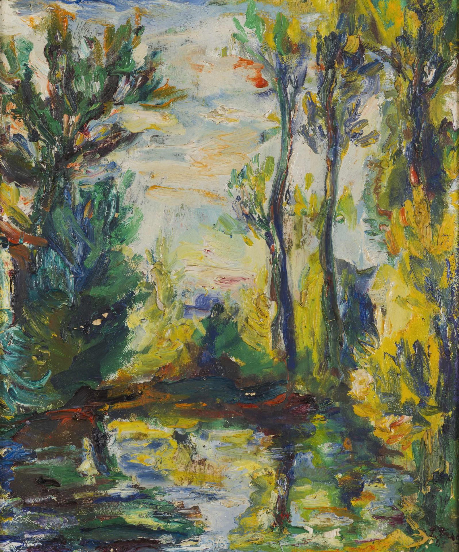 EUGENE LEROY (1910-2000) Paysage
