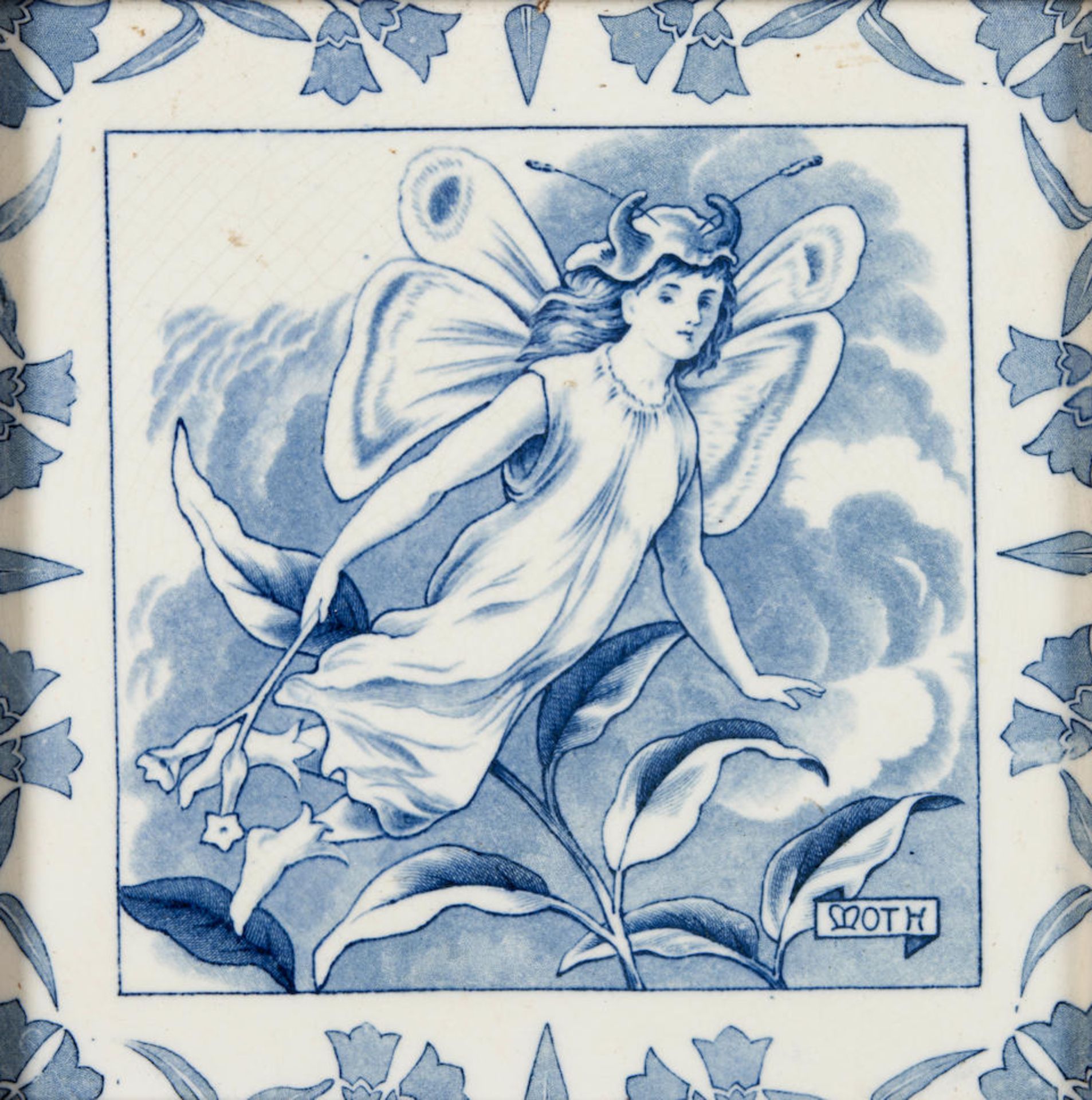 TWELVE JOSIAH WEDGWOOD AND SONS 'MIDSUMMER NIGHT'S DREAM' TILES, England, c. 1880, the tile with... - Image 12 of 14