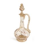 EMILE GALLE (1846-1904) ENAMELED AND GILT GLASS DECANTER, Nancy, France, late 19th century, pain...