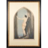 LOUIS ICART (1888-1950)'VENETIAN NIGHT,' France, 1926, etching in colors on paper, pencil signed...