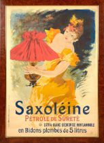 JULES CHERET (1836-1932) 'SAXOLEINE' POSTER, Paris, 1891, color lithograph, printed by Chaix Par...