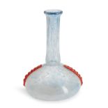 CHARLES SCHNEIDER LE VERRE FRANCAIS GLASS BOTTLE VASE, Epinay-sur-Seine, France, c. 1930, incise...