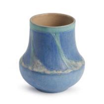 NEWCOMB COLLEGE POTTERY VASE, New Orleans, dated 1928, impressed stamped marks 'NC RG 48 27' and...