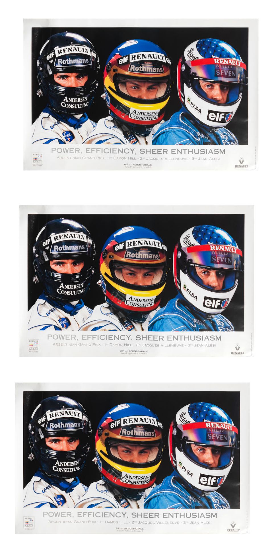 Eight assorted F1 poster, ((9)) - Bild 4 aus 6