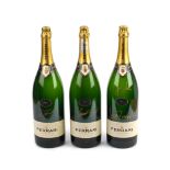 Three signed Ferrari champagne bottles, ((3))