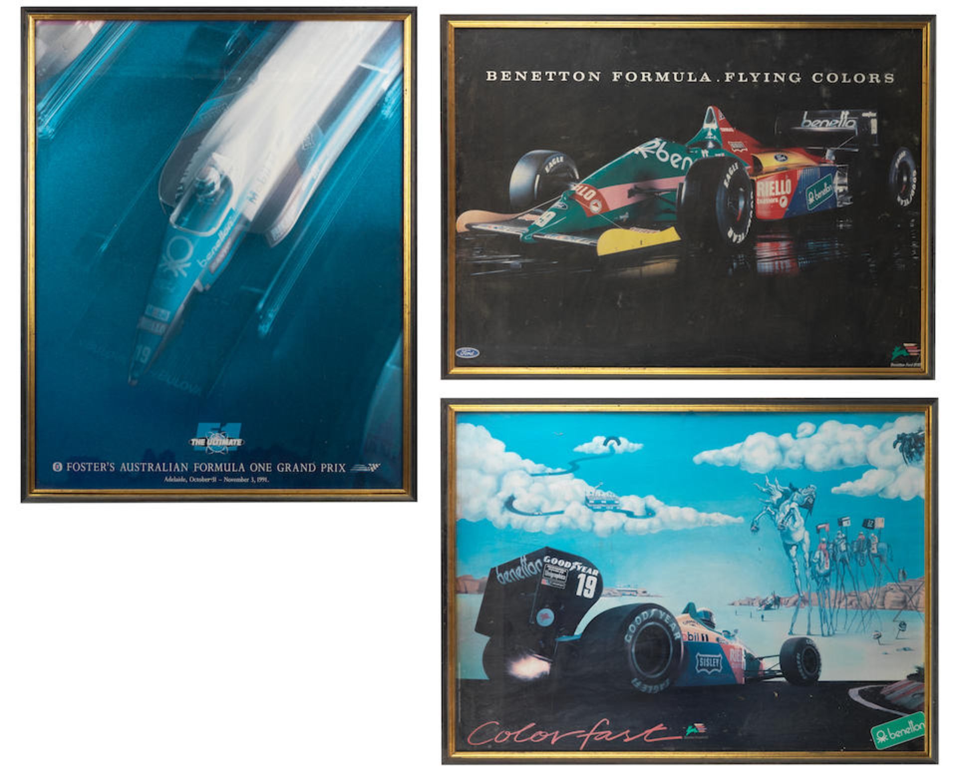 Eight assorted F1 poster, ((9)) - Bild 5 aus 6