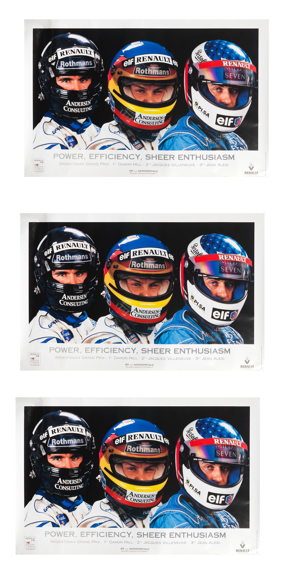 Eight assorted F1 poster, ((9)) - Image 3 of 6