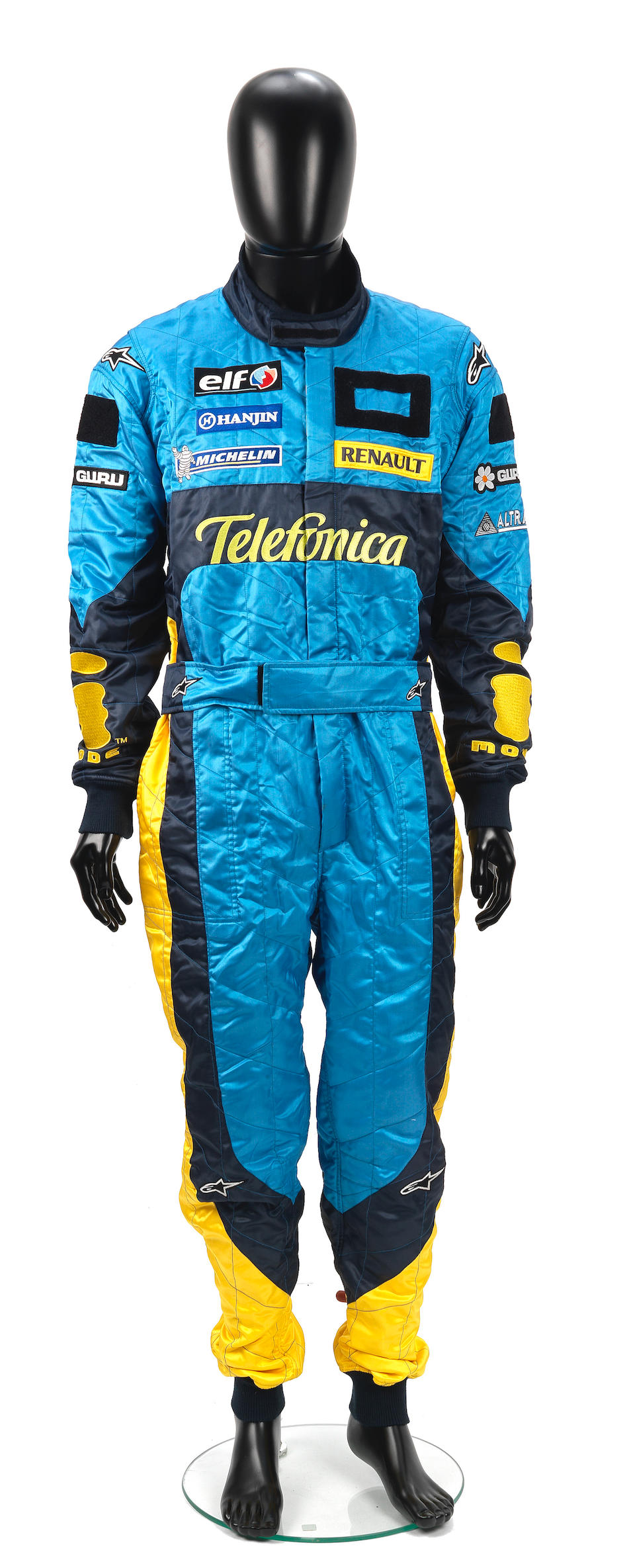 A Renault F1 mechanics overalls,