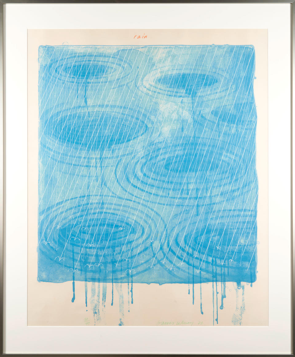 David Hockney (British, born 1937); Rain, from The Weather Series; - Image 2 of 4