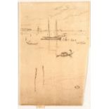 James Abbott McNeill Whistler (American, 1834-1903); Little Lagoon Venice;