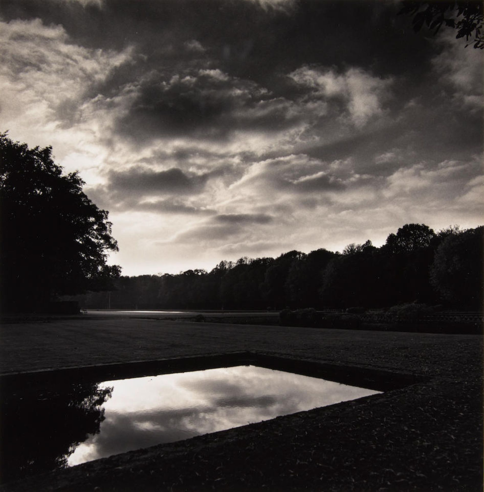 Michael Kenna (born 1953); Mirror Basin, Courances, France;