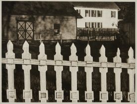 Paul Strand (1890-1976); White Fence;