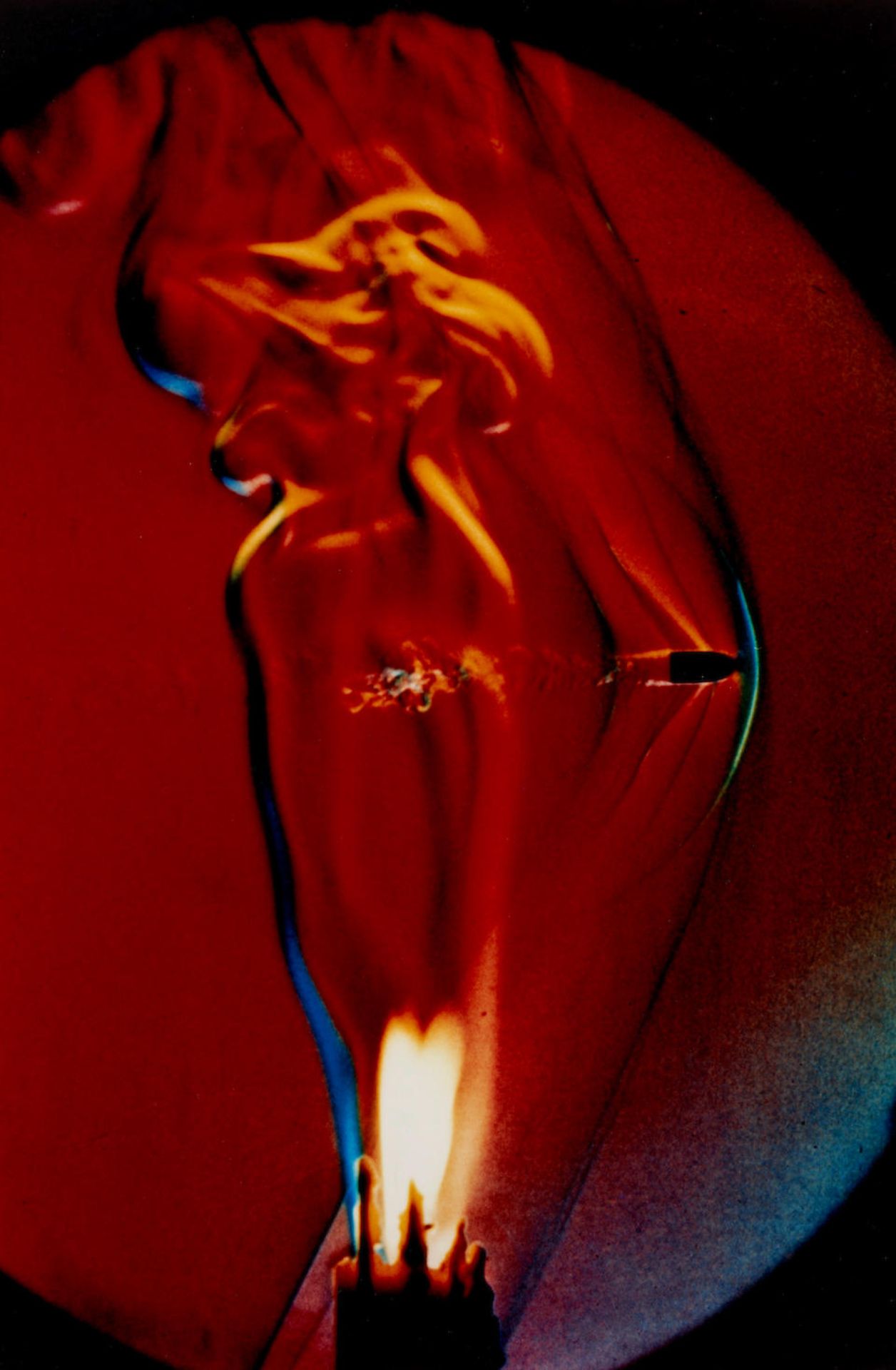 Harold Edgerton (1903-1990); Bullet through Candle Flame;