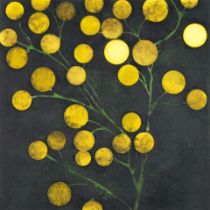 Donald Sultan (American, born 1951); Yellow Peppers from the Fruits and Flowers III series;