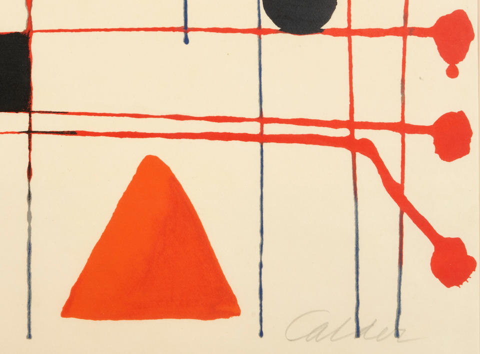 Alexander Calder (American, 1898-1976); Quilt; - Image 3 of 4