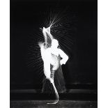 Harold Edgerton (1903-1990); Fencer, Making the Foil Blade Fly;