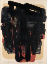Pierre Soulages (French, 1919-2022); Lithographie No. 8;