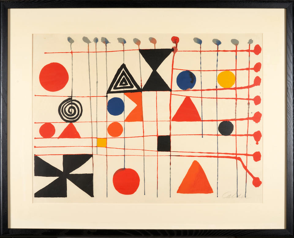 Alexander Calder (American, 1898-1976); Quilt; - Image 4 of 4
