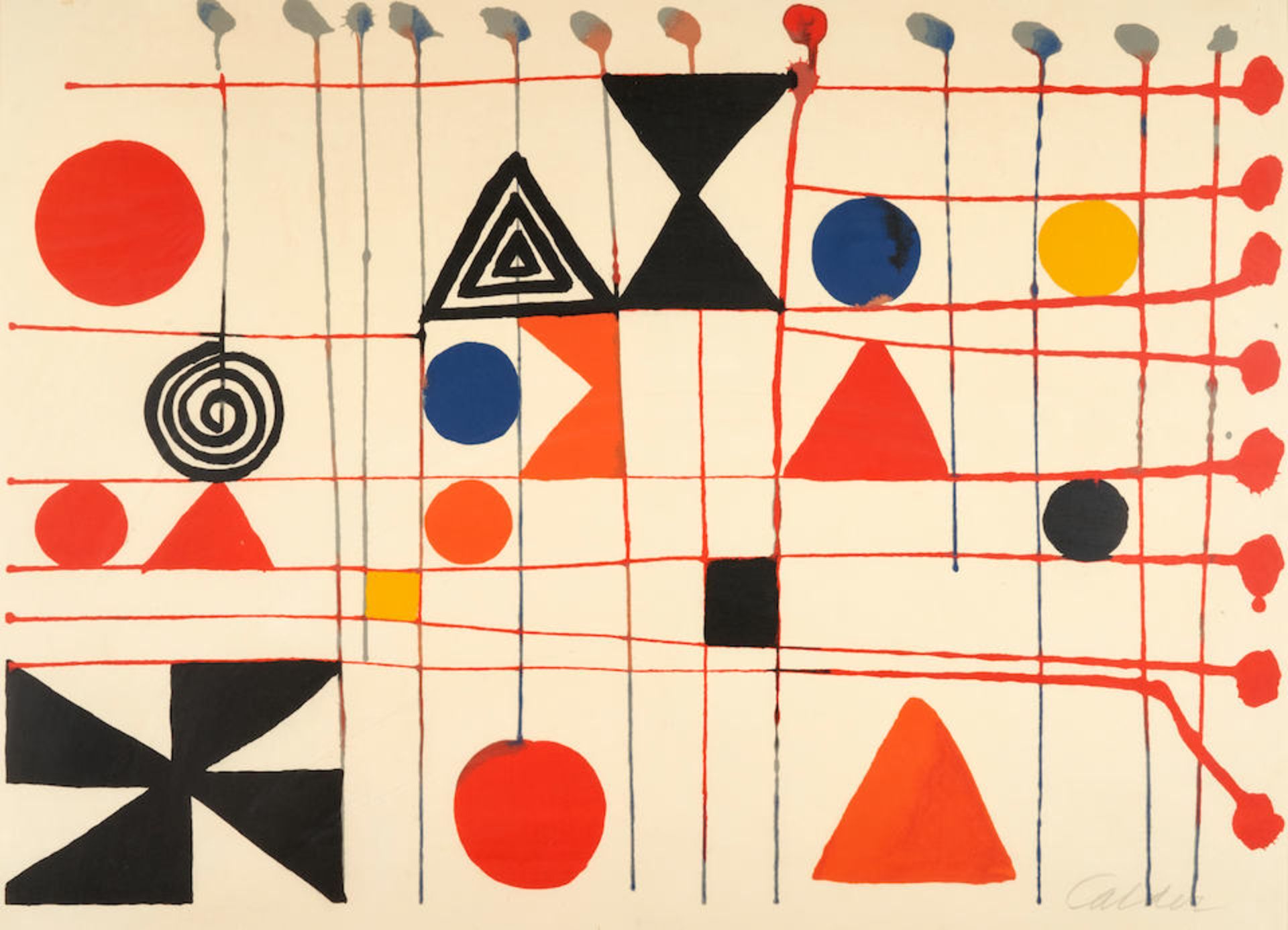 Alexander Calder (American, 1898-1976); Quilt;