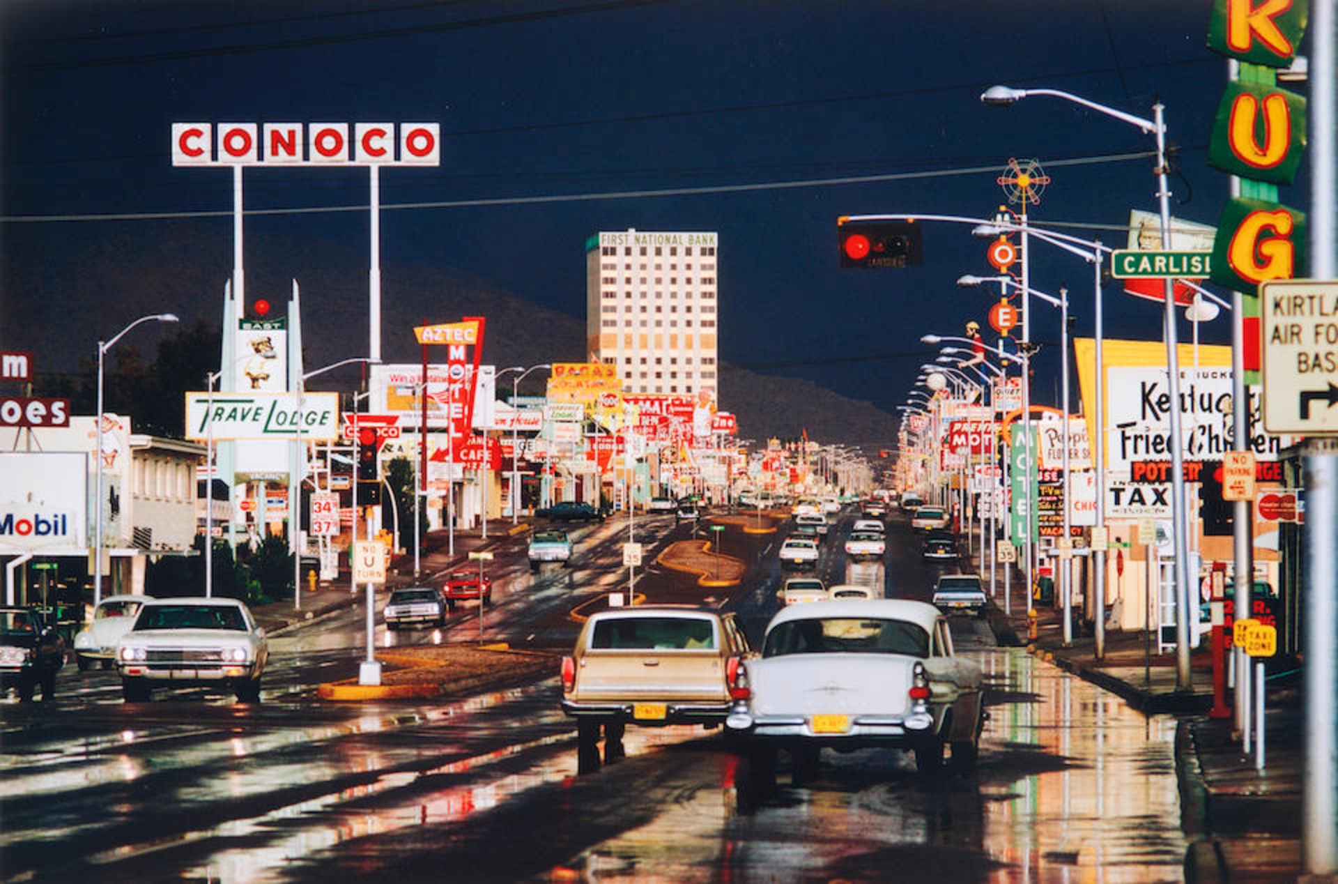 Ernst Haas (1921-1986); Route 66, Albuquerque, New Mexico;