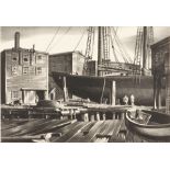 Stow Wengenroth (American, 1906-1978); Shipyard;