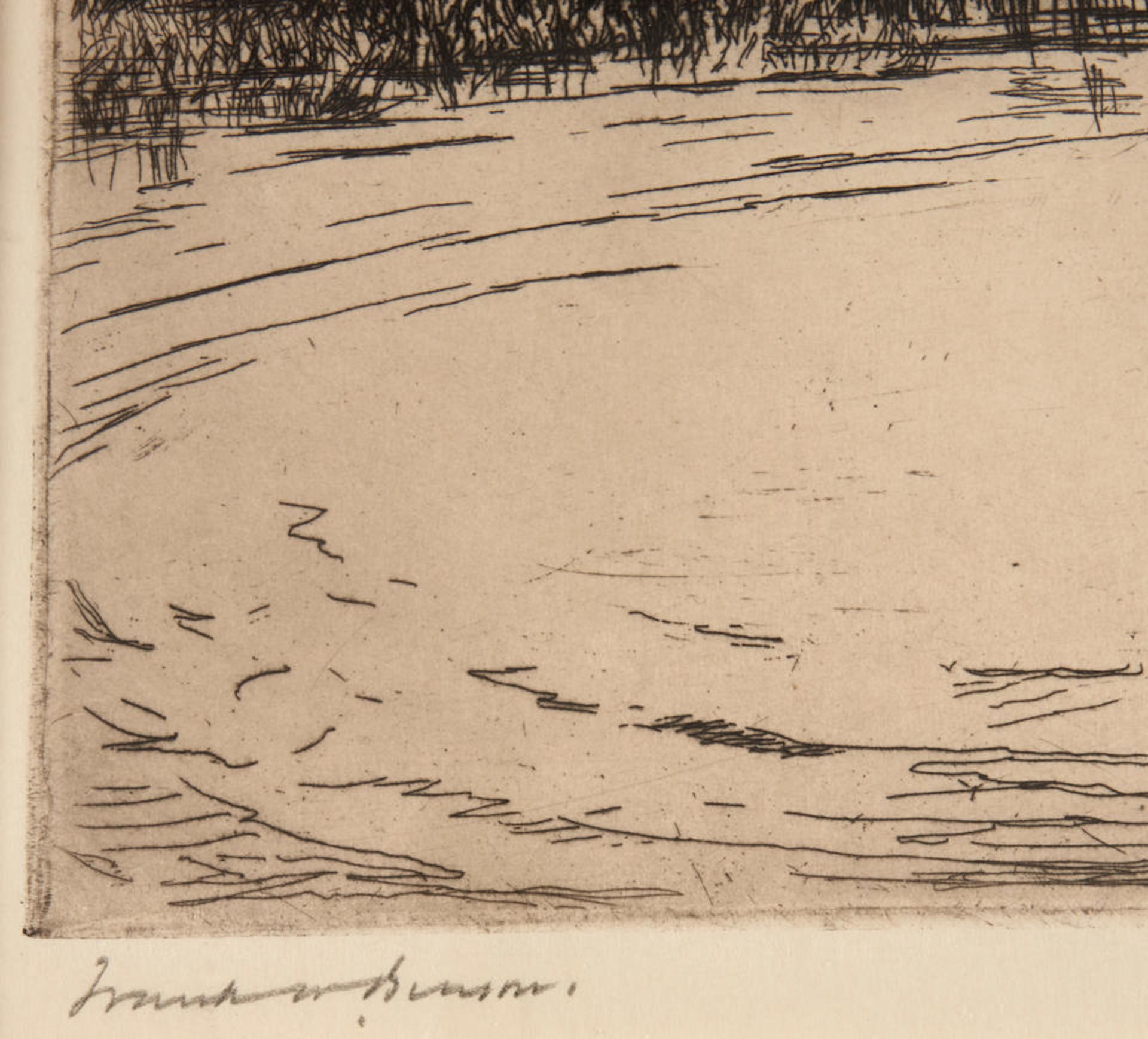 Frank Weston Benson (American, 1862-1951); Sunrise; - Bild 2 aus 2