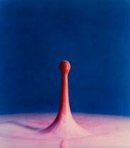 Harold Edgerton (1903-1990); Cranberry Juice into Milk;