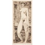 Milton Avery (American, 1885-1965); Young Girl Nude;