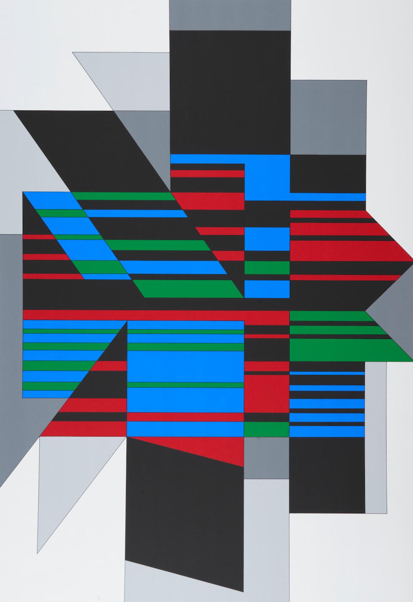 Victor Vasarely (Hungarian/French, 1906-1997); Attika;