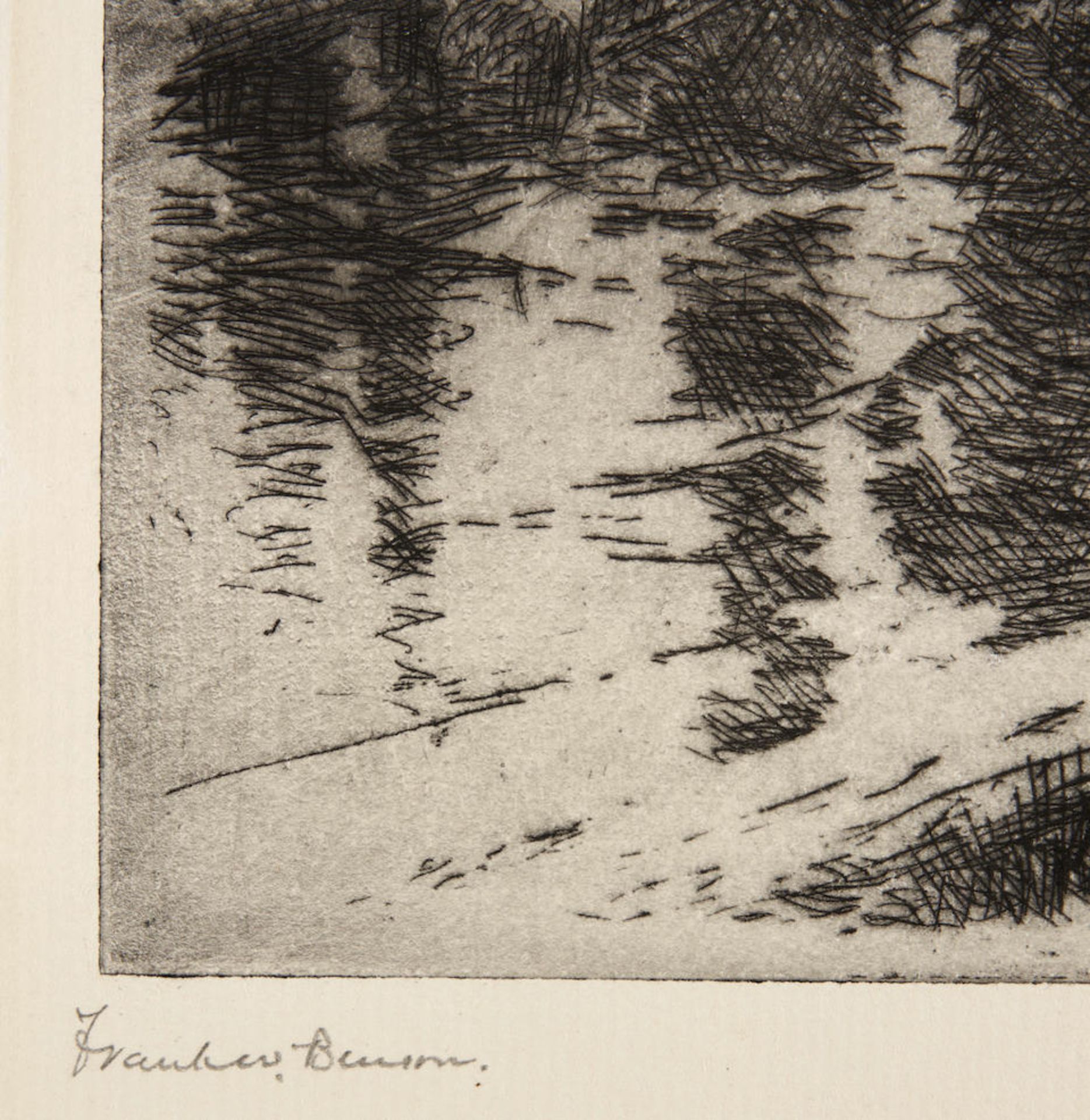 Frank Weston Benson (American, 1862-1951); River Drivers; - Bild 3 aus 3