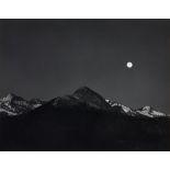 Ansel Adams (1902-1984); Moonrise from Glacier Point, Yosemite National Park, California;