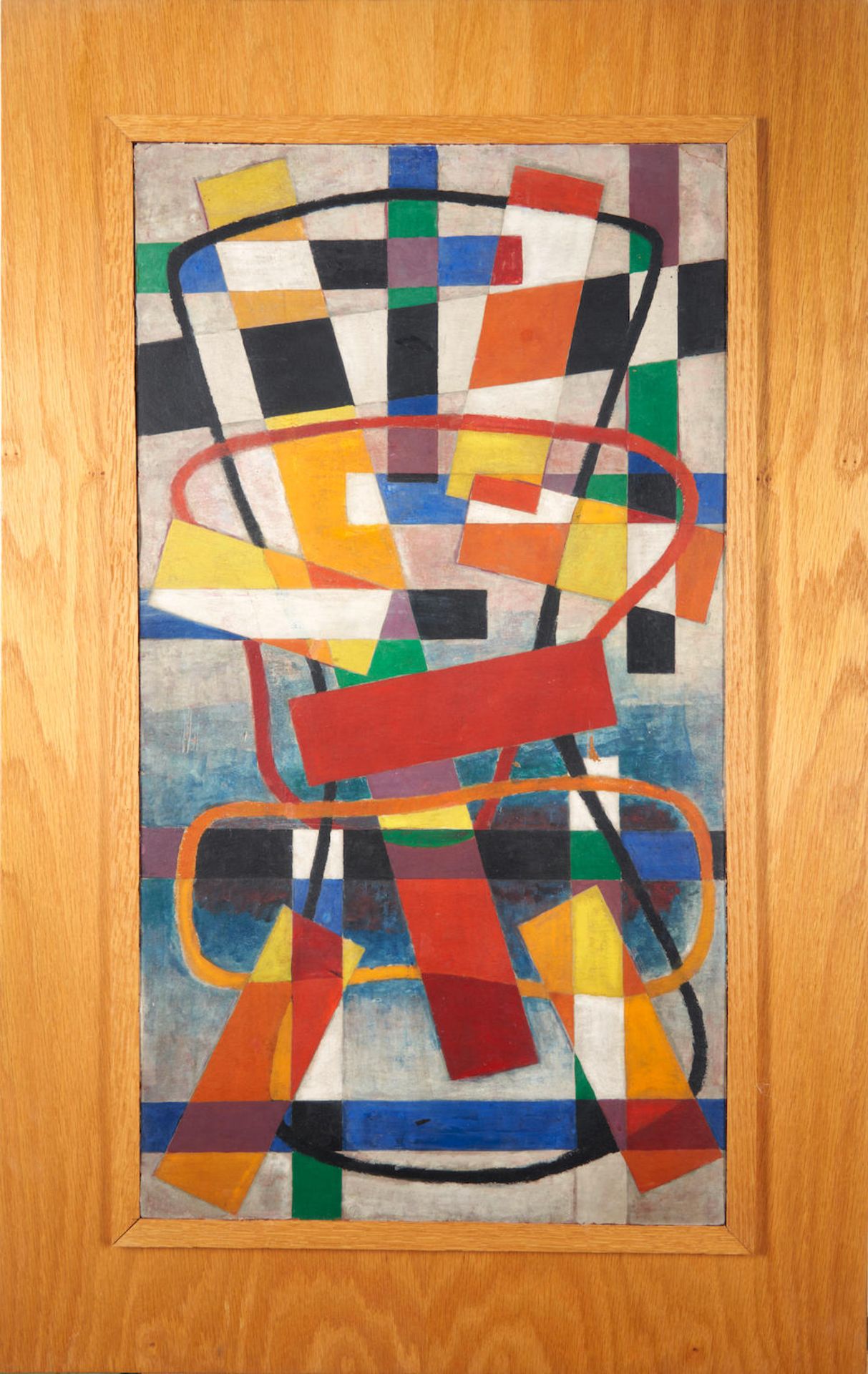 JAMES GUY (American, 1909-1983) Abstract (framed 96.5 x 61.0 x 5.5 cm (38 x 24 x 2 3/16 in).) - Image 2 of 3