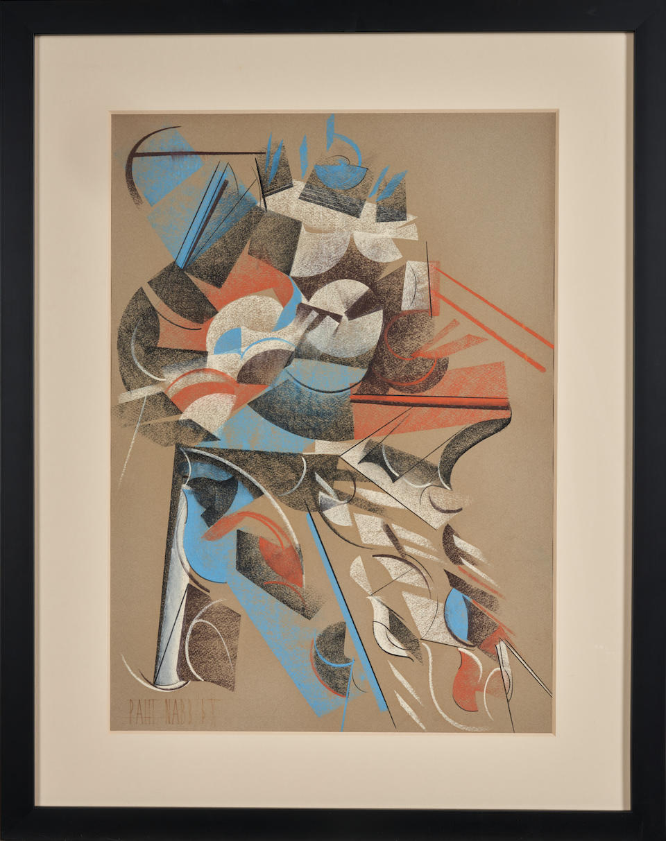 PAUL NABB (American, 20th Century) Untitled (framed 66.7 x 52.1 x 1.9 cm (26 1/4 x 20 1/2 x 3/4 ... - Image 2 of 4