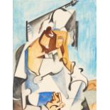 JOSEPH MARSH SHERIDAN (American, 1897-1971) Before the Sea (framed 43.5 x 36.6 x 1.9 cm (17 1/8 ...