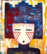 DAN NAMINGHA (American, born 1950) Kachina Series #5 (unframed)