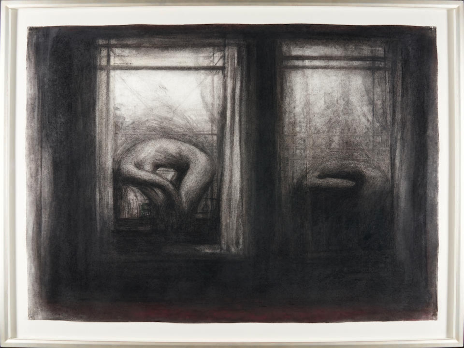 SIDNEY GOODMAN (American, 1936-2013) Women in Shower (Two Views) (framed 87.6 x 116.8 x 3.8 cm (... - Bild 2 aus 4