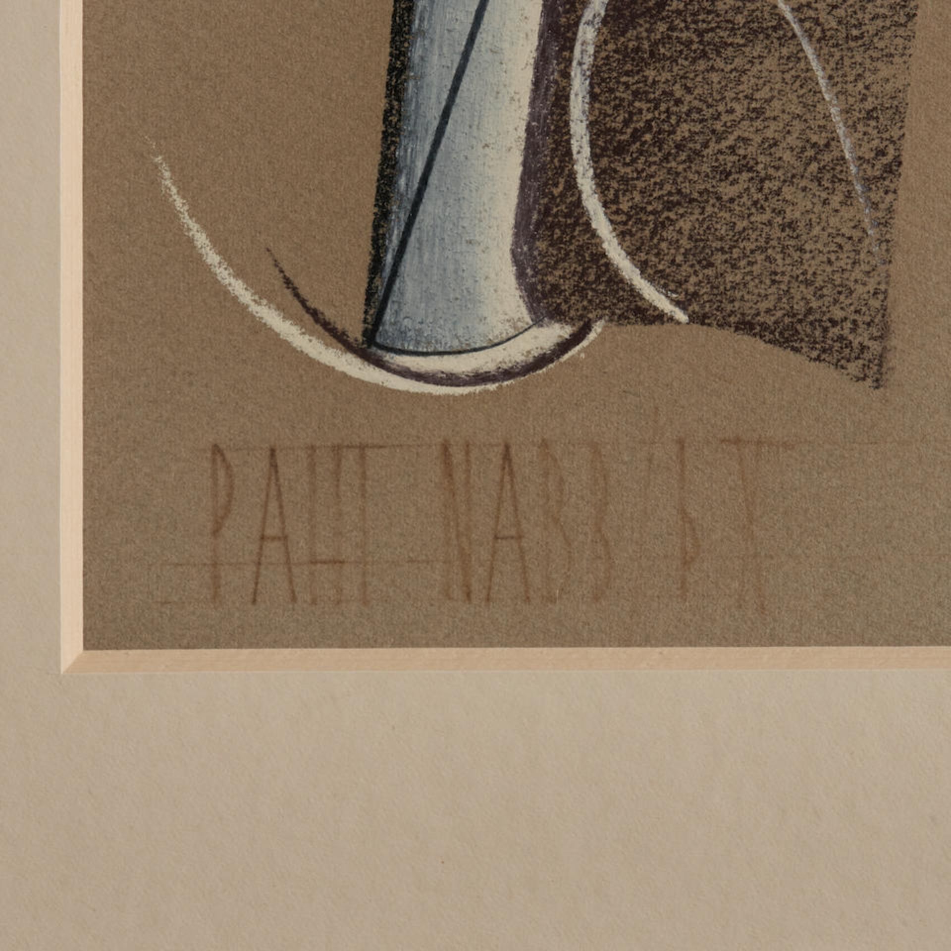 PAUL NABB (American, 20th Century) Untitled (framed 66.7 x 52.1 x 1.9 cm (26 1/4 x 20 1/2 x 3/4 ... - Bild 3 aus 4