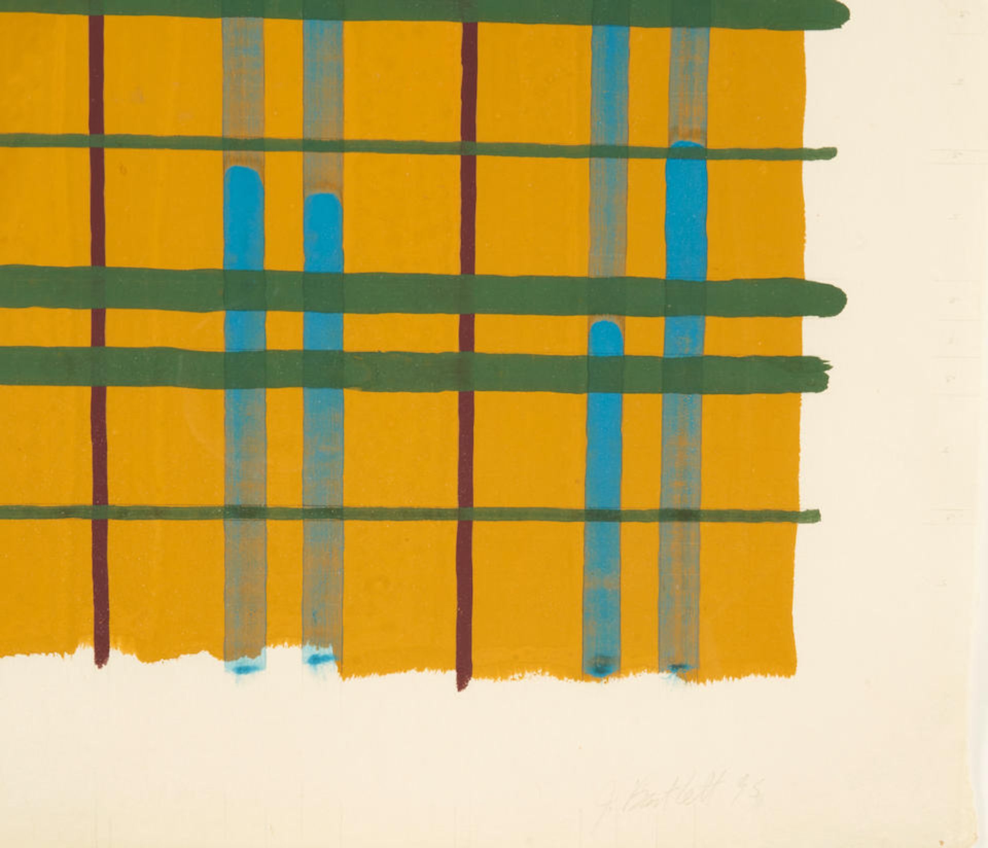 JENNIFER BARTLETT (American, 1941-2022) #46 (framed 70.5 x 69.3 x 4.4 cm (27 3/4 x 27 1/4 x 1 3/... - Bild 3 aus 4