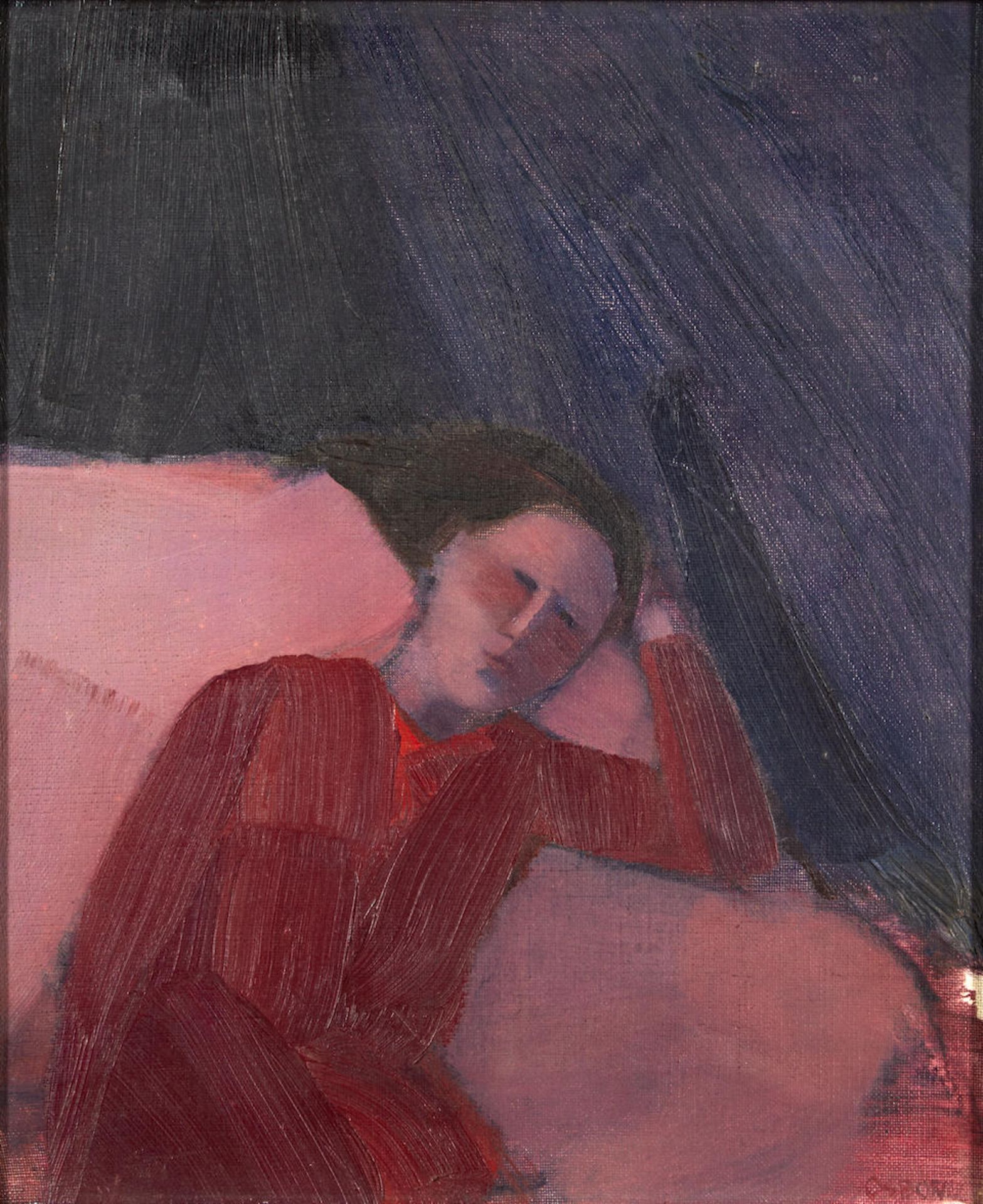 ELIZABETH OSBORNE (American, born 1936) Untitled (framed 50.2 x 42.0 x 3.5 cm (19 3/4 x 16 1/2 x...