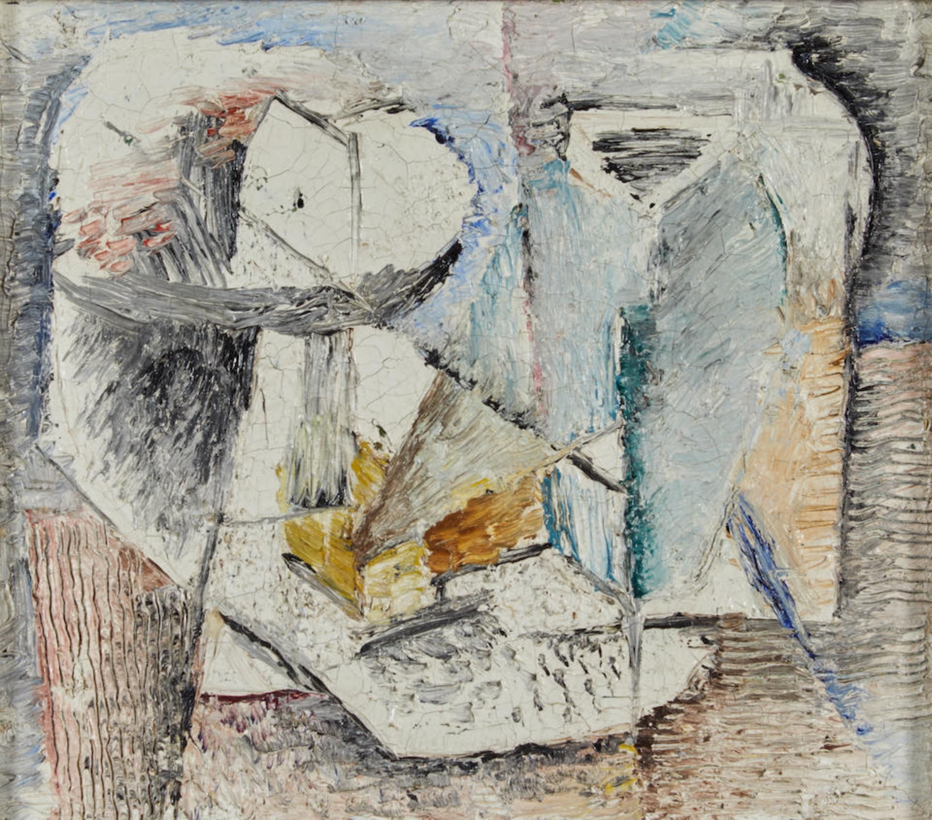 JOHN FERREN (American, 1905-1970) Untitled (framed 38.0 x 42.0 3.2 cm (15 x 16 1/2 x 1 1/4 in).)