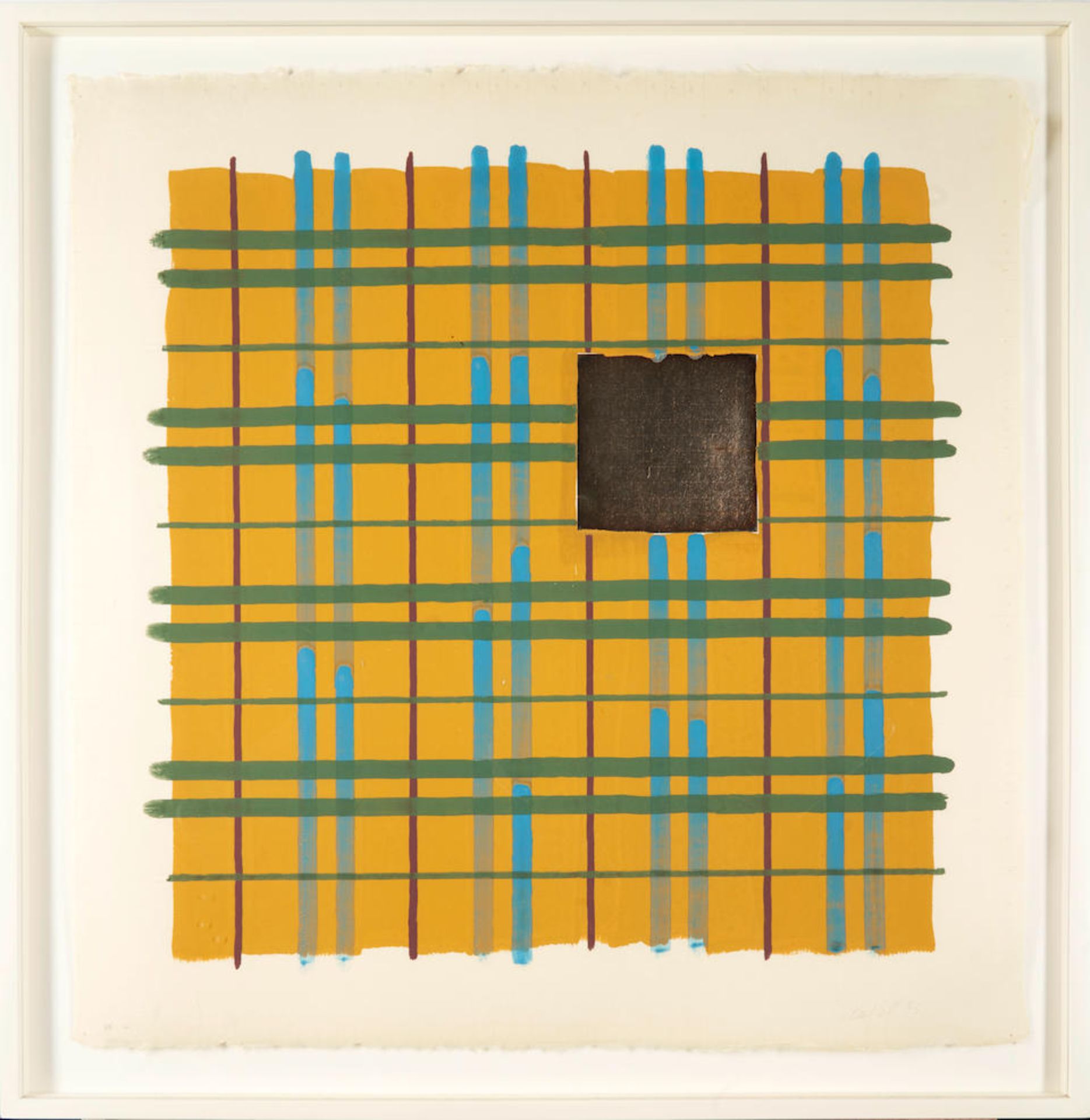 JENNIFER BARTLETT (American, 1941-2022) #46 (framed 70.5 x 69.3 x 4.4 cm (27 3/4 x 27 1/4 x 1 3/... - Bild 2 aus 4