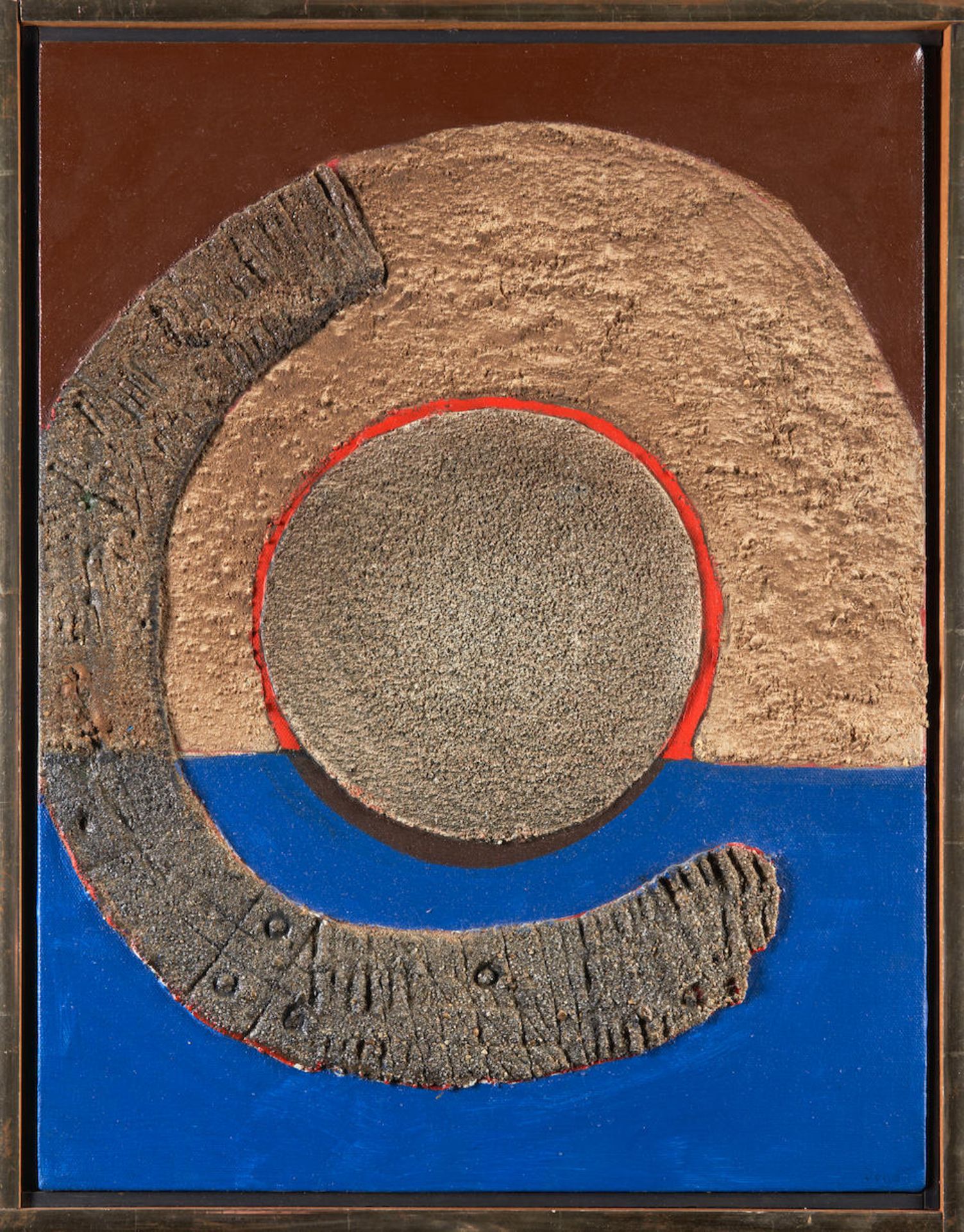ENRICO DONATI (Italian/American, 1909-2008) Étude for Atlantis (framed 50.2 x 39.0 x 3.8 c... - Bild 2 aus 3
