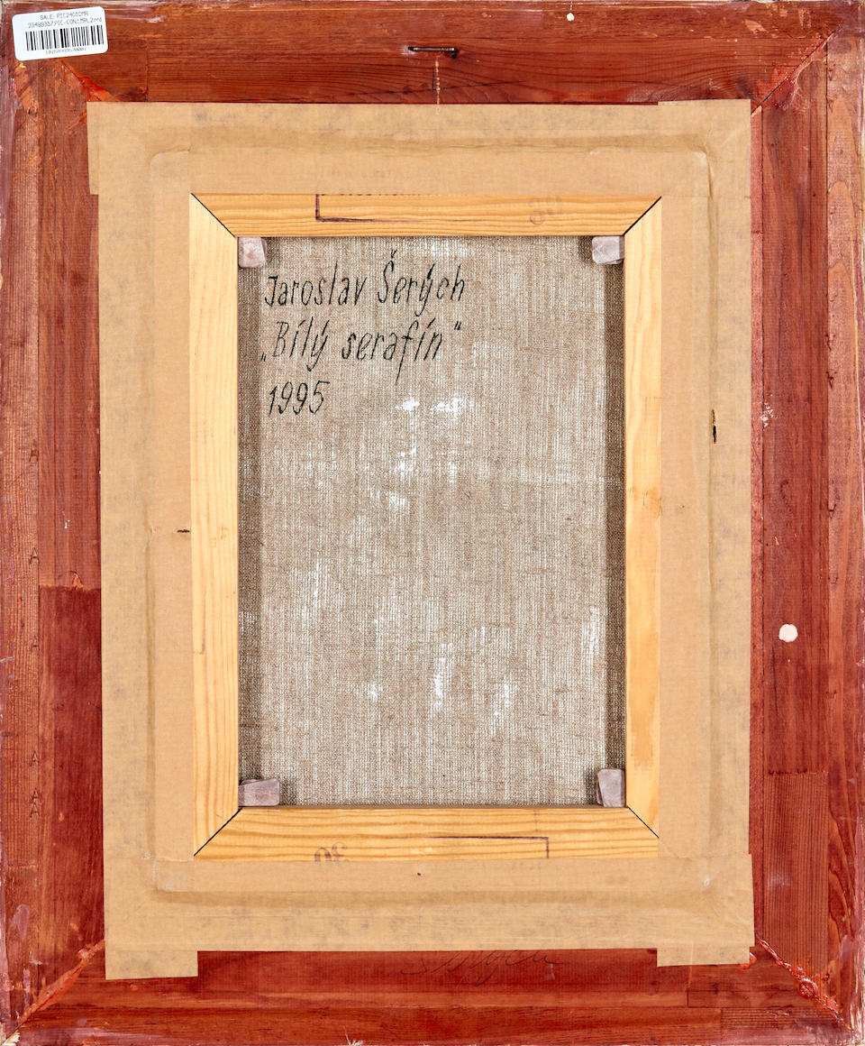 JAROSLAV ŠERÝCH (Czech, 1928-2014) Bílý Serafín (framed 57.5 x 47.5 x ... - Image 7 of 7